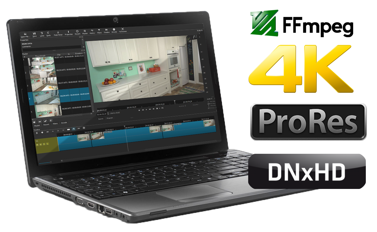 Supports 4k ProRes and DNxHD